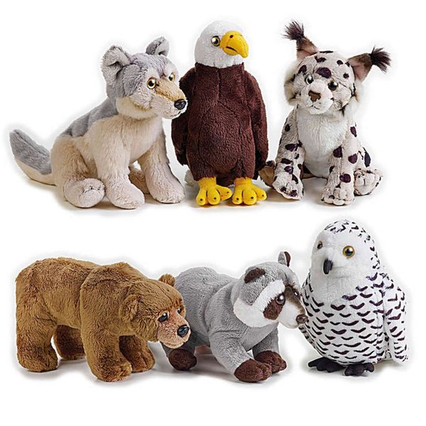 

good play 6-inch 6 toy simulation animal plush label bear doll lzq3