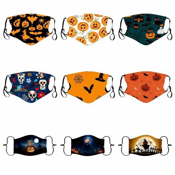 

factory hallowee masks designer cartoon face mask dustproof fashion reusable breathable printing protective mouth cover