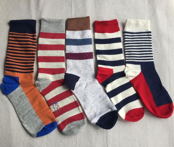 

sports socks mens fashion striped cotton wool running jogging casual sport soft breathable 5-pack ankle stockings footwear, Black