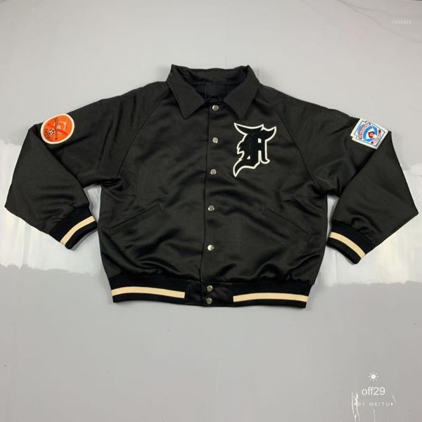 

2019 fifth collection embroidery women men track jacket bomber jackets hiphop oversized men casual jacket coat1, Black;brown