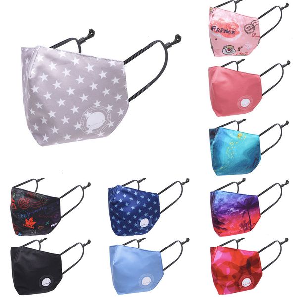 

digital factory face star printing and flag mask dust-proof pm2.5 washable masks adjustable earhook 7 pd87k