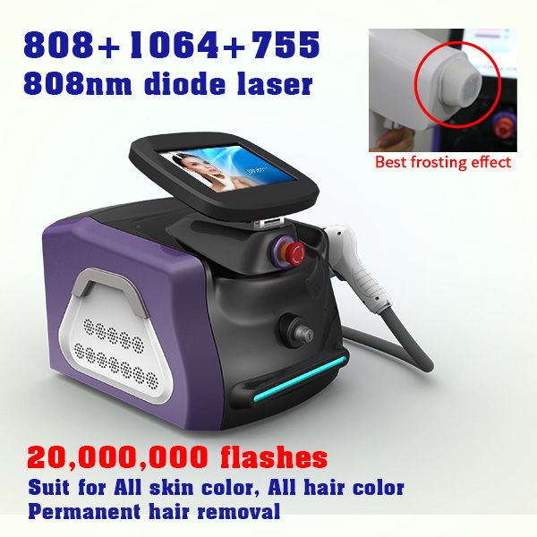 

2021 808nm diode laser hair removal machine 20 million laser hair removal 808nm fro sale price, Black