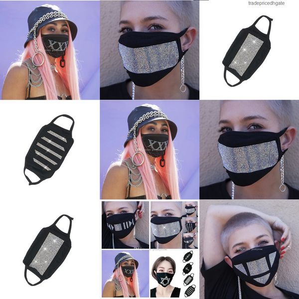 

pm2.5 fashion mask bling rhinestone sequins dustproof protective mouth cover wa mg3j aksy