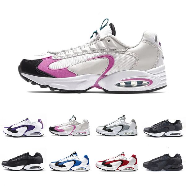 

2020 university red triax 96 mens running shoes 96s varsity royal particle grey triple black voltage purple men women sports sneakers, White;red