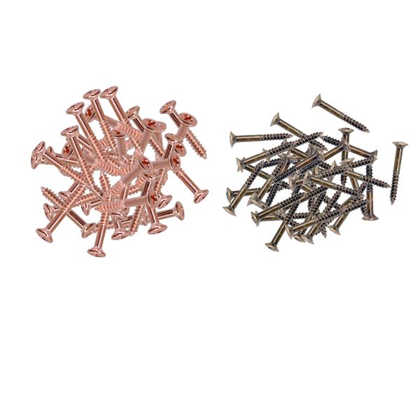 

80pack guitar humbucker pickup ring mounting screws guitar parts bronze