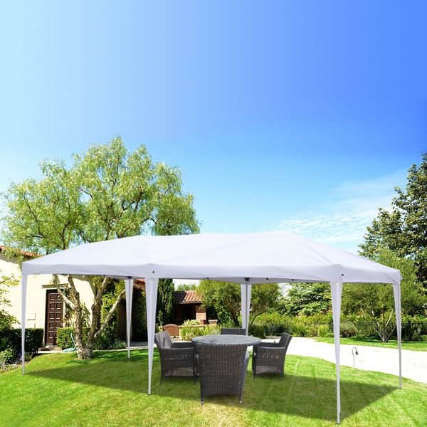 

10x20ft home use outdoor folding tent 3x6m camping waterproof wedding party gazebo easy pop-up beach canopy with carry bag item