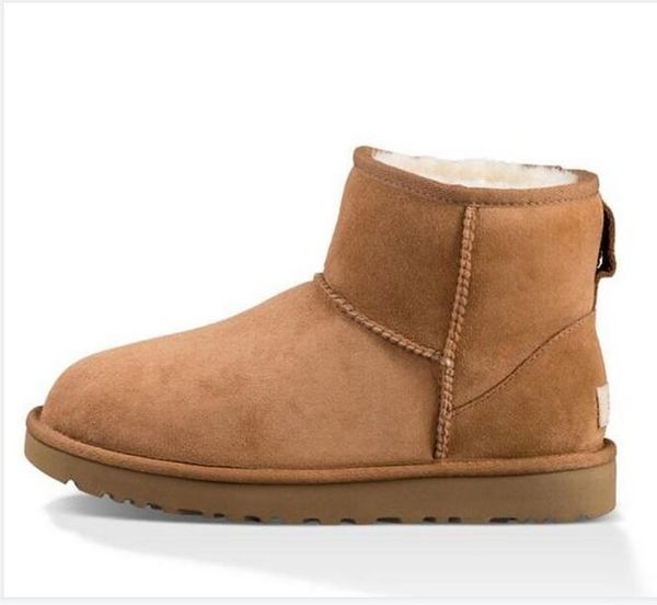 

sell 2021 wgg women's classic snow boots womens fur furry satin boot ankle boots winter boots leather boot, Black