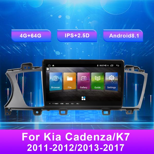 

9.66 inch android 8.1 usb car radio am fm dvd multimedia video player gps navigation for kia cadenza