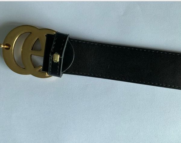 

2020 fashion with box leather belt belts for men woman women g big gold buckle belt mens snake belt wholesale, Black;brown