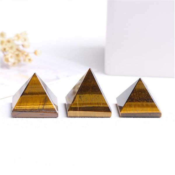 

natural crystal pyramid tigers eye lazuli reiki healing stone crystal point collection crafts and home decoration and d qylawi, Black