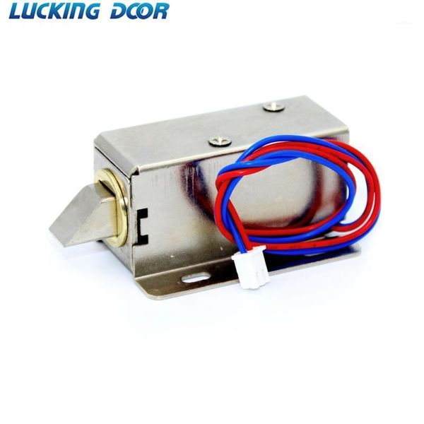 

smart lock electronic door catch gate 12v 0.4a release assembly solenoid access control lock1