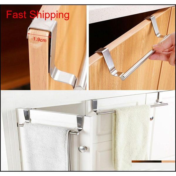 

new bathroom door kitchen towel over holder drawer hook storage scarf hanger cabinet hanging stainless stee qylidu yh_pack