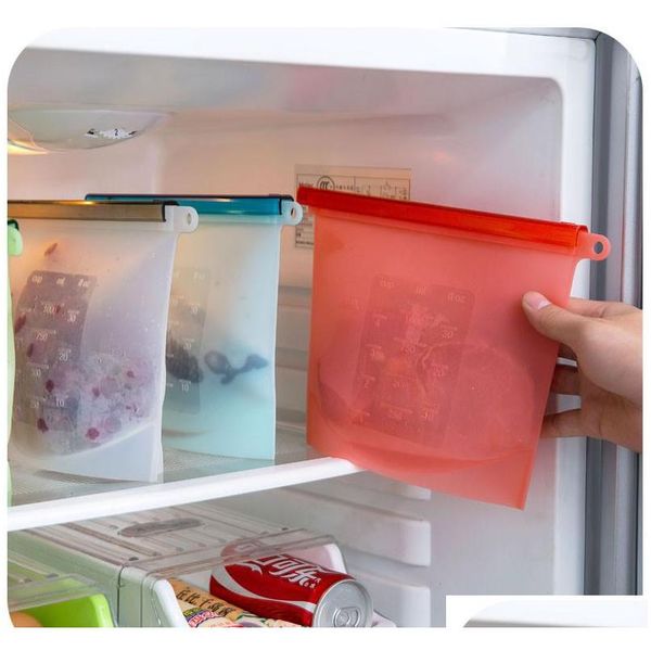 

reusable sile food fresh keep storage bag fresh keeping container for ing & heating portable re-use vacuum qylqgz lipper