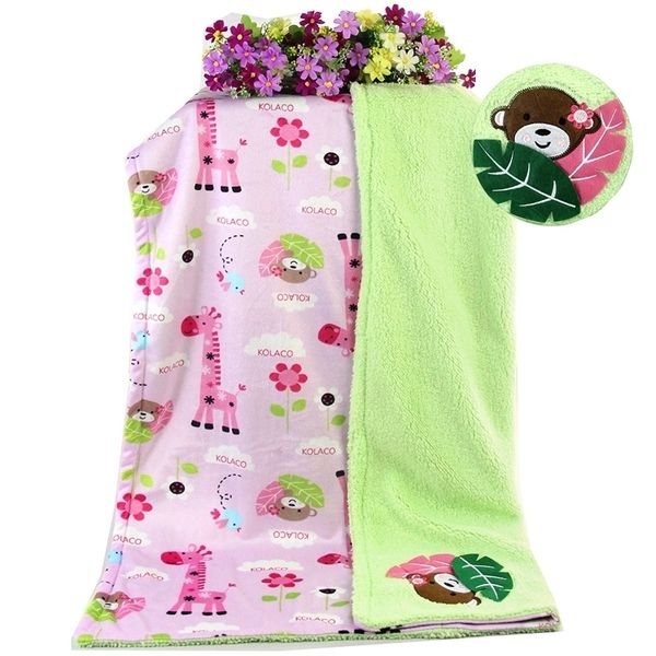

real baby blankets newborn cobertor baby blanket child super soft and comfortable 75x100cm 350g y201009
