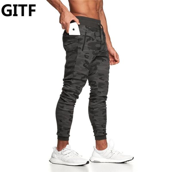 

running pants gitf 2021 brand mens sweatpants outdoor sports male trouser tracksuit gyms casual fitness bodybuilding, Black;blue