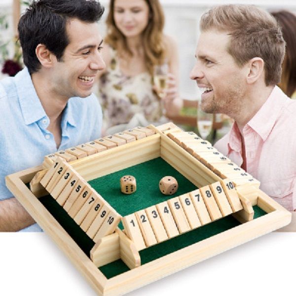 

four-sided digital ktv flop game party interaction children's educational leisure board game decompression wooden toy