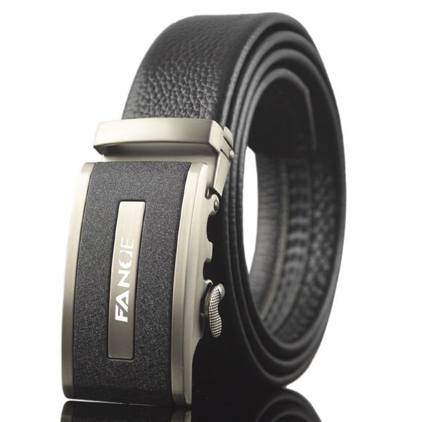 

fange mens belt automatic buckle men belts leather reversible men leather belt work big and tall casual black dress pants fg2525, Black;brown