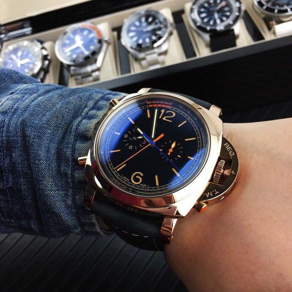 

2020 gift mens rubber watchband watch 41mm watch sapphire dial strapl round mirror shipping crystal xpwhj, Slivery;brown