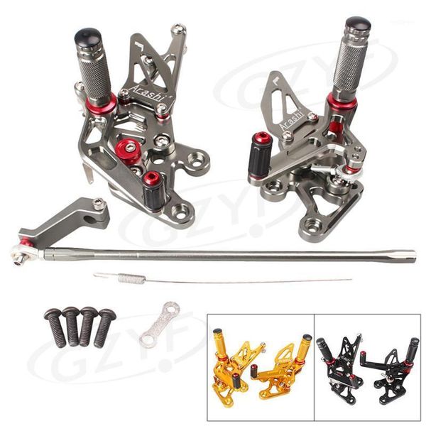 

pedals motorbike adjustable rear set footrests foot pegs assembly for fz8 2010-2013 & fz1 2006-2014 pair spare parts1