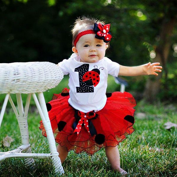 

baby girls 12 months birthday party dress new year 1st christening gown newborn infantil tutu outfit red first christmas clothes, Red;yellow