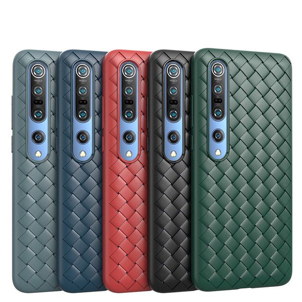 

тканым узором телефон владельца tpu luxury дышащий тепловыделение защита от падения сумки защитная крышка для xiaomi 10 pro case
