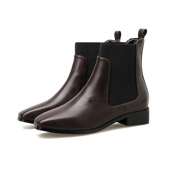 

2020 genuine leather shoes women autumn early winter boots fashion ladies ankle boots brand female footwear a2636 #hp3k, Black