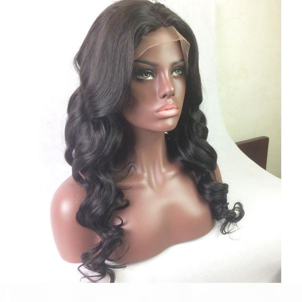 

bythair lace front human hair wigs for black women loose wave lace frontal wig glueless full lace human hair wigs, Black;brown