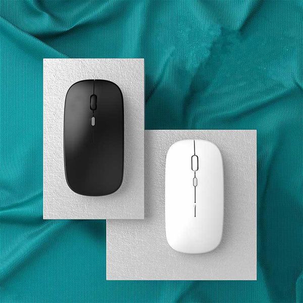 

новый 2.4 ггц беспроводная мышь компьютер bluetooth мышь silent slim аккумуляторная эргономичная usb usb для ноутбука пк