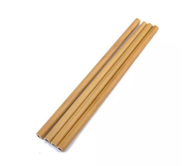 

factory price bamboo straw reusable 20cm eco friendly handcrafted natural drinking straws and cleaning brush