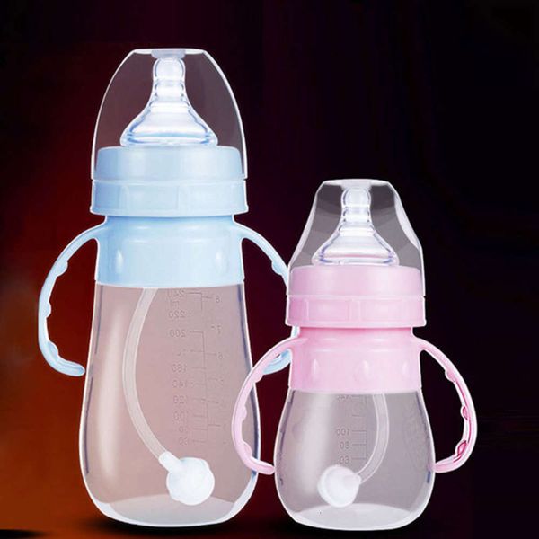 

bottle newborn silicone imitation baby breast milk simulation weaning artifact fall ristant wide caliber super soft
