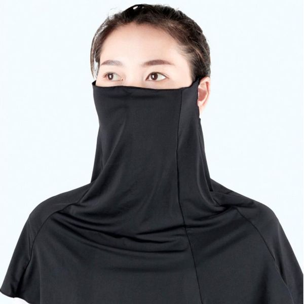 

scarves outdoor cycling sunscreen facemask anti-uv dust protection face neck shoulder scarf headband headwear headwrap bandana, Blue;gray