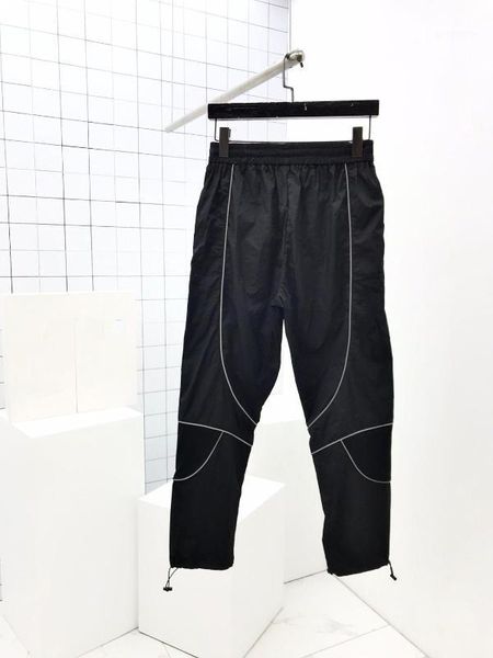 

w6301 fashion men's pants 2020 runway european design party style men's clothing1, Black