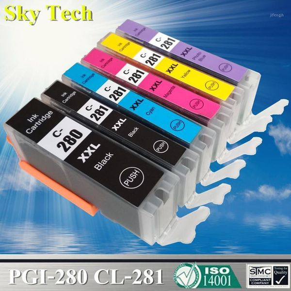 

compatible ink cartridges for pgi280 cli281 pgi-280 cli-281 , for canon ts702/tr7520/tr8520/ts6120/ts8120/ts8320/ts9120/ts95201
