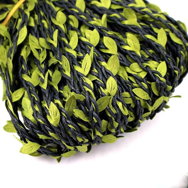 

1 шт. 100см шелковый виноградник искусственный зеленый лист рождественские украшения свадьбы diy гирлянда подарок записки ремесло поддельный