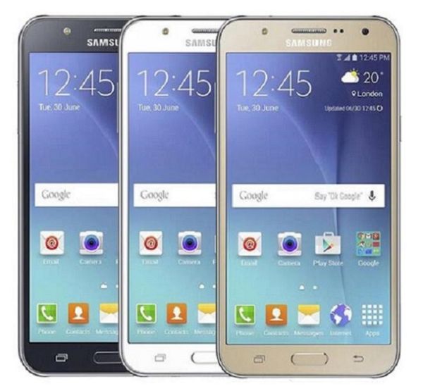 Оригинальный отремонтированный Samsung Galaxy J7 J700F 1.5GB RAM 16GB ROM Android 5.1 1280 * 720 13MP GPS 4G Dual Sim разблокирован телефоны