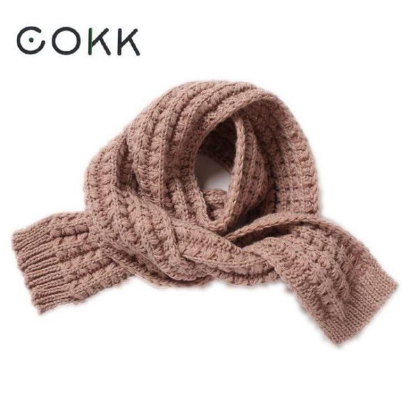 

cokk 2020 new kids scarf korean knitted scarves for girls boys children women winter thick warm shawl wraps accessories swy bbyvsp, Blue;gray