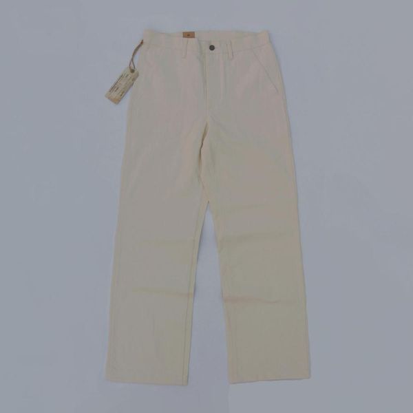 

usn deck vintage man fish spine sarja naval work pants casual tplx, Black