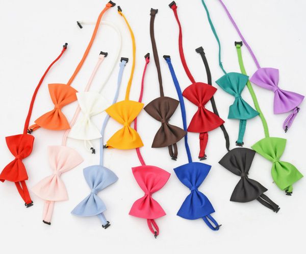 

factory64cmrabbit bow accessories adjustable cat grooming tie solid bowtie dog puppy lovely decoration pet product