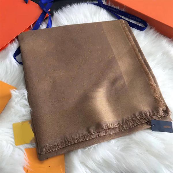 

high-grade scarf classic gold thread jacquard women's scarf woollen soft shawl classic triangular shawl 140*140cm rdhzh, Blue;gray