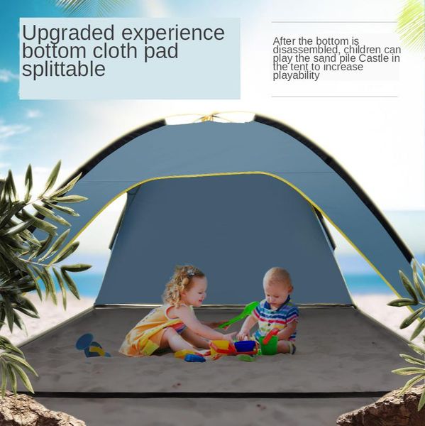 

camping fishing tent travel for 3-4 person outdoor beach tent carpa de playa sun shade for beach carpa del parque