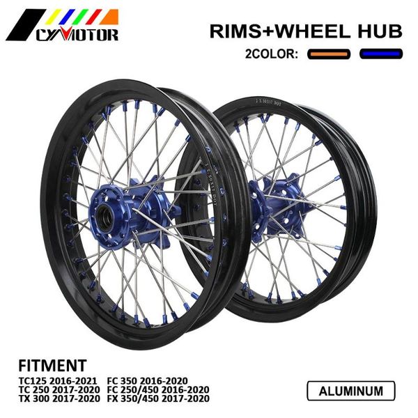 

2.5x17 3.5x17 front rear wheels rims hubs spacers for tc125 tc250 tx300 fc250 fc350 fc450 fx350 fx450 tc tx fc fx 2021-2021 2021