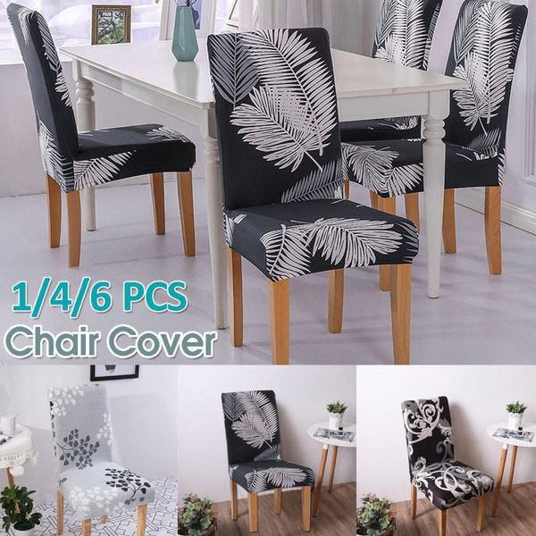 

printed stretch chair cover big elastic seat chair covers office slipcovers restaurant banquet l home decoration