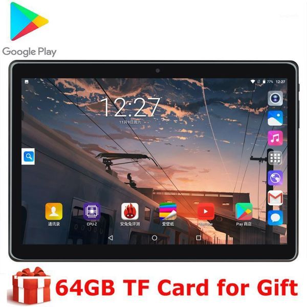 

android 9.0 os 10 inch tablet 3g phone call emmc storage 1280*800 ips wifi tablets 10 10.1 youtube gps pad 5mp google market1
