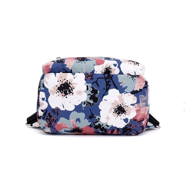 

модная школьная сумка водостойкий нейлон женщины рюкзак цветочная печать женская школа ruckack girls daily college ноутбук bagpack jlljki, Black;red