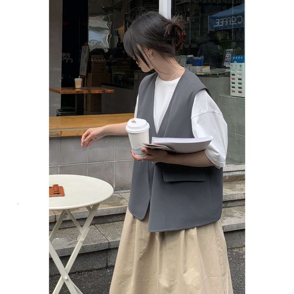 

daihe] rerved ~ 2021 spring new style south korea east gate versatile vt, Black;white