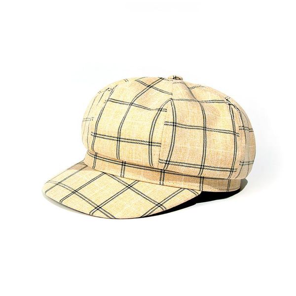 

cokk осень зима восьмиугольная шляпа женщин берет плед новостей боевой шапка шляпа женские винтажные дамы шляпы художника каскат casquette g, Blue;gray