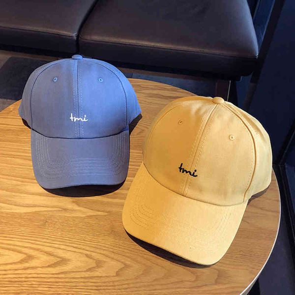 

summer small letter baseball cap for women men outdoor casual cotton fitted caps adjustable colorful embroidery hats trend, Blue;gray