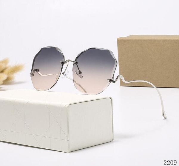 

2020 new brand design sunglasses women men retro brand designer good quality fashion metal sunglasses vintage female male uv400 with box, Black