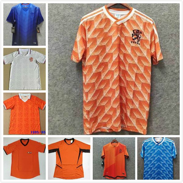 

retro 1988 1991 1995 1996 2000 2002 2012 2014 netherlands soccer jersey basten holland bergkamp gullit rijkaard davids retro football shirt, Black;yellow