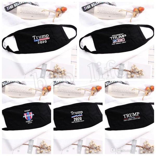 

kids reusable washable face fashion mask men women anti-dust designer 8 styles trump cotton cloth masks my-98555 gwbdx